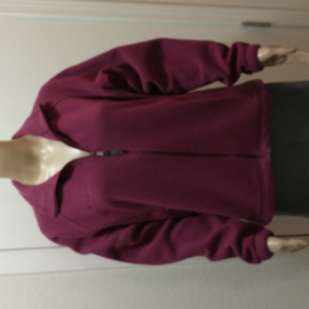 Columbia magenta fleece jacket